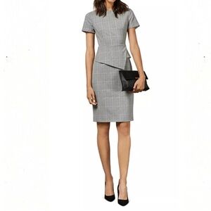 Ted Baker Ariia Working Title Glen Plaid Peplum Dress  | Size 1 (US 2–4) | NWT